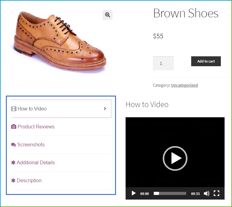 WooCommerce Plugin für zusätzliche Informationen